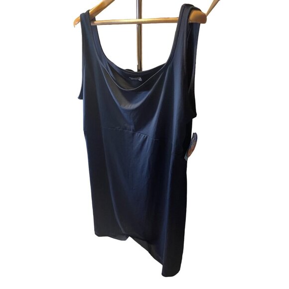 Columbia NWT Navy Blue UPF 50 Sleeveless Scoop Neck Dress Omni Freeze Sz 3X - Picture 3 of 8